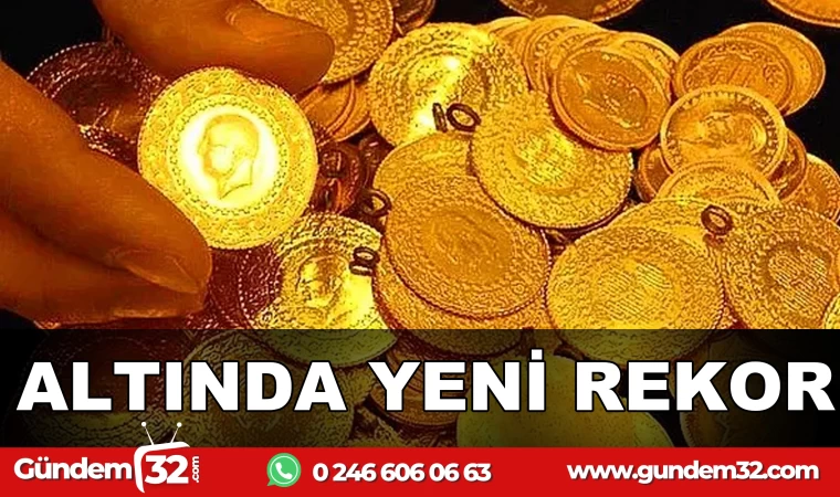 Altının gram fiyatı 1.875 lirayla rekor tazeledi