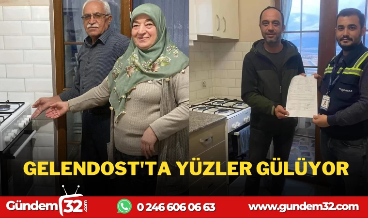 GELENDOST DOĞALGAZA KAVUŞTU