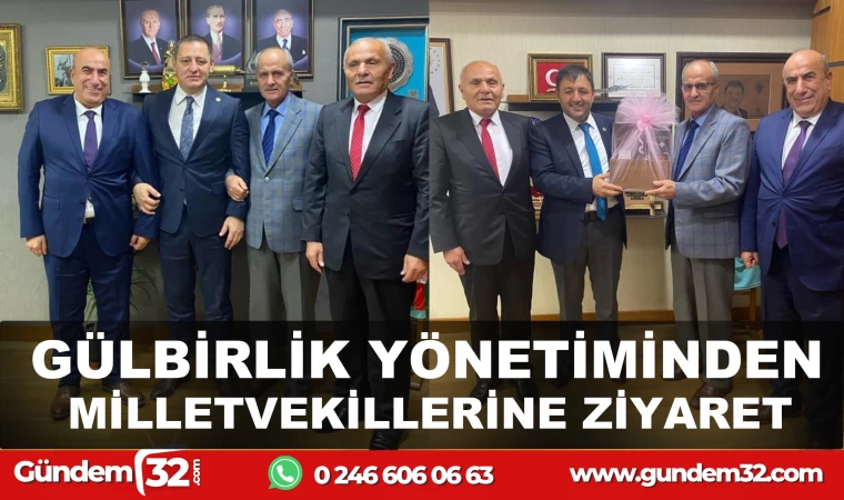 GÜLBİRLİK YÖNETİMİNDEN MİLLETVEKİLLERİNE ZİYARET