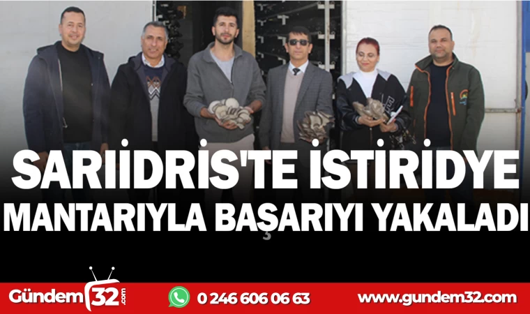 İSTİRİDYE MANTARIYLA BAŞARIYI YAKALADI