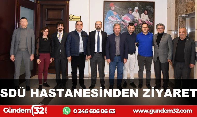 SDÜ HASTANESİNDEN ZİYARET