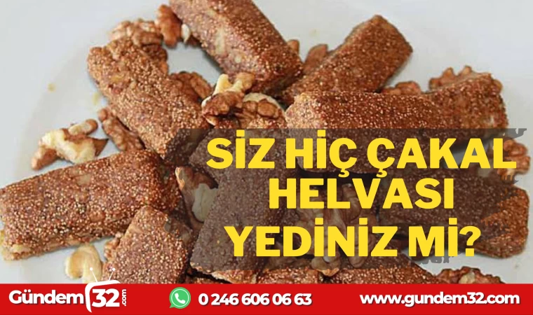 SİZ HİÇ ÇAKAL HELVASI YEDİNİZ Mİ?