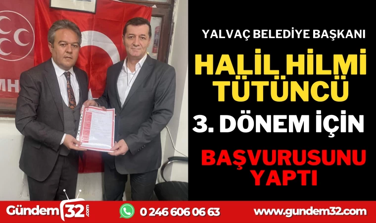 TÜTÜNCÜ BAŞVURUSUNU YAPTI