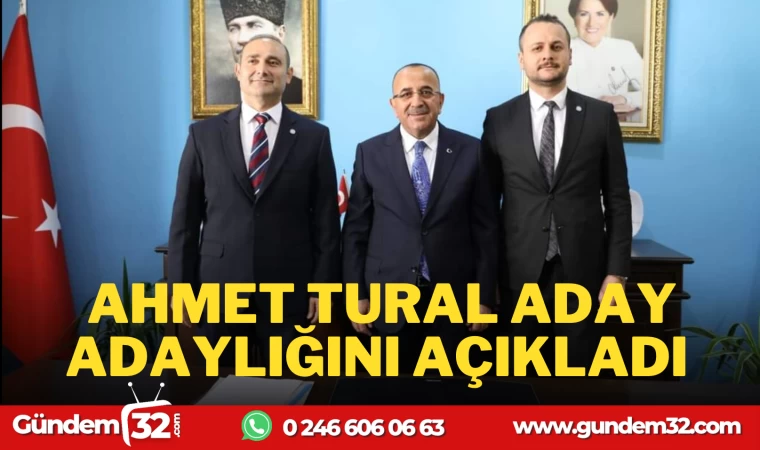 AHMET TURAL ADAY ADAYLIĞINI AÇIKLADI