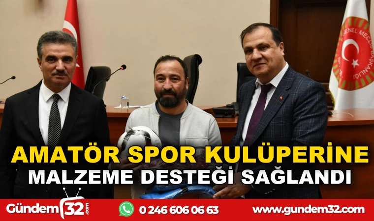 AMATÖR SPOR KULÜPLERE MALZEME DESTEĞİ