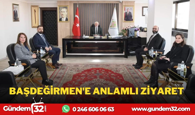 BAŞDEĞİRMEN'E ANLAMLI ZİYARET