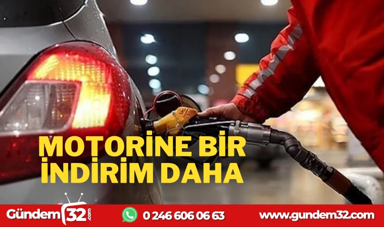 MOTORİNE BİR İNDİRİM DAHA