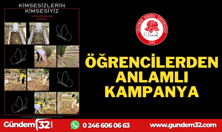 ÖĞRENCİLERDEN ANLAMLI KAMPANYA