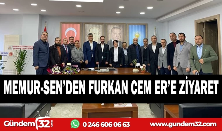 MEMUR-SEN'DEN AK PARTİ İL BAŞKANI'NA ZİYARET