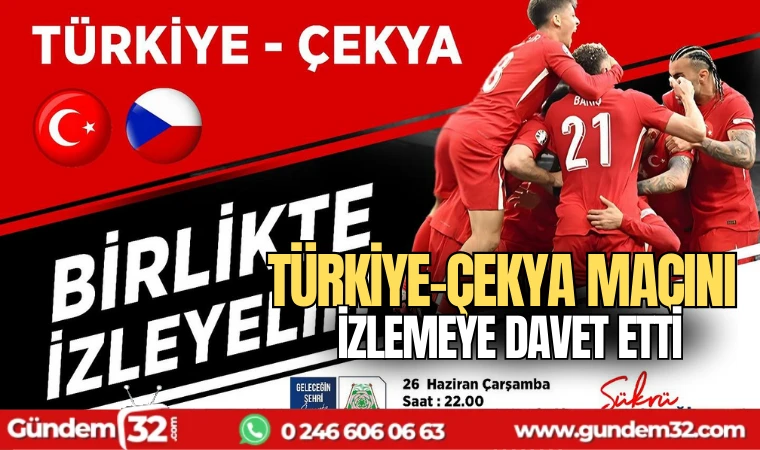 Başkan Başdeğirmen maç izlemeye davet etti