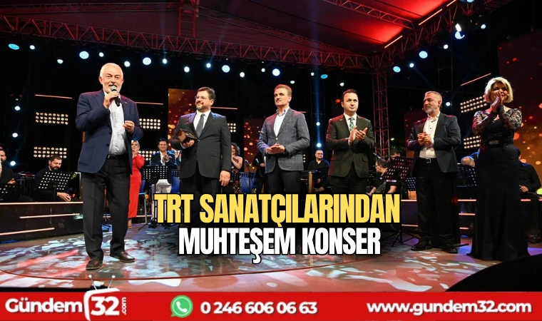 TRT sanatçılarından muhteşem konser