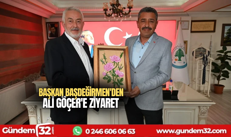 Başkan Başdeğirmen'den Ali Göçer'e ziyaret