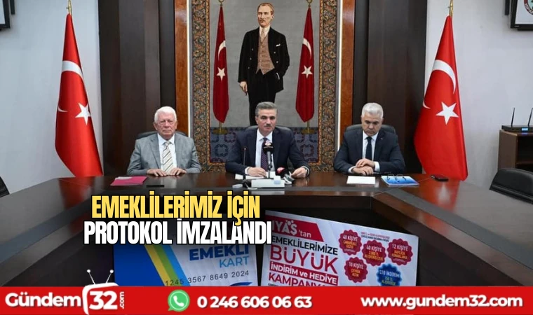 Emeklilerimiz İçin Protokol İmzalandı