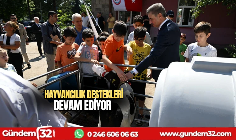 Hayvancılık Destekleri Devam Ediyor