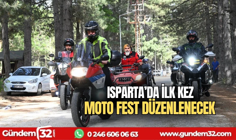 Isparta'da ilk kez Moto Fest düzenlenecek