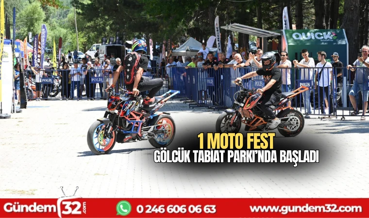 Moto Fest, Gölcük Tabiat Parkı’nda başladı