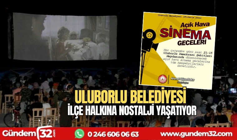 Uluborlu Belediyesi ilçe halkına nostalji yaşatıyor