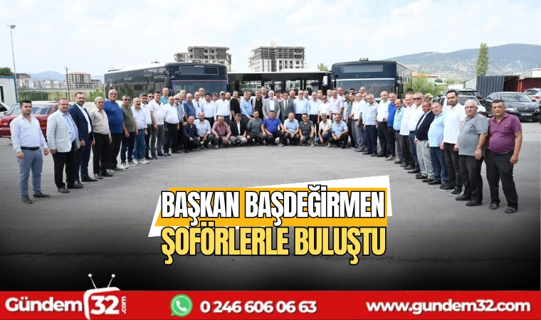 Başkan Başdeğirmen kooperatif esnafı ve şoförlerle buluştu