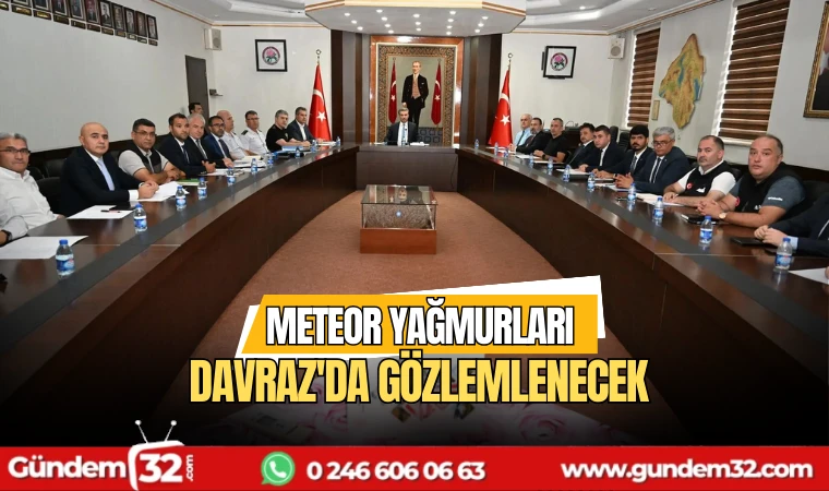 Meteor Yağmurları Davraz'da gözlemlenecek