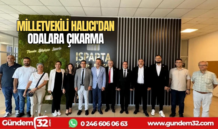 Milletvekili Halıcı'dan odalara çıkarma