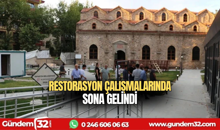 Restorasyon Çalışmalarında Sona Gelindi