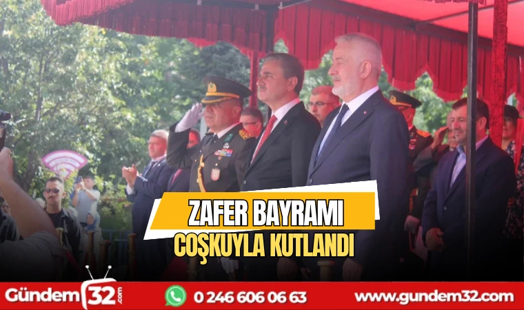 Zafer Bayramı coşkuyla kutlandı