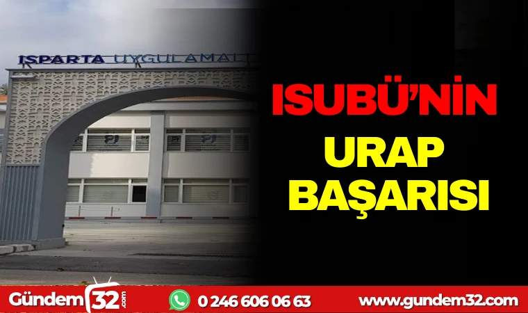 ISUBÜ'NÜN URAP BAŞARISI