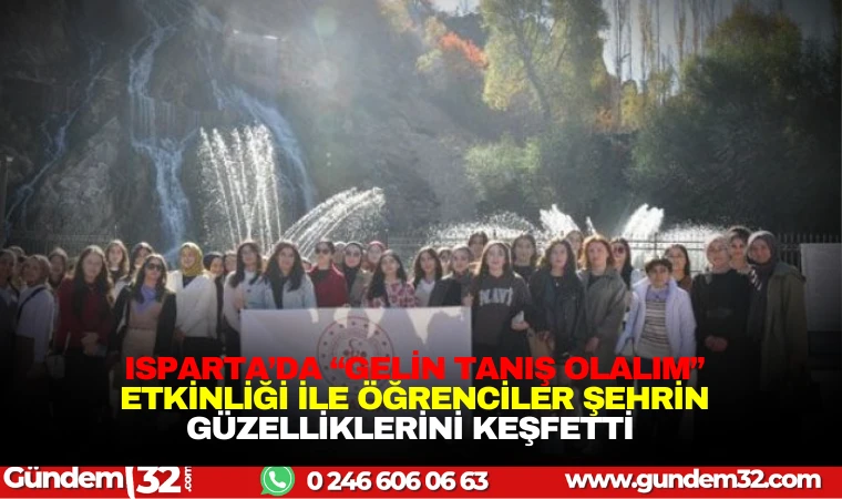 GENÇLİK VE SPOR İL MÜDÜRLÜĞÜ'NDE YURT ÖĞRENCİLERİNE ŞEHİR TURU