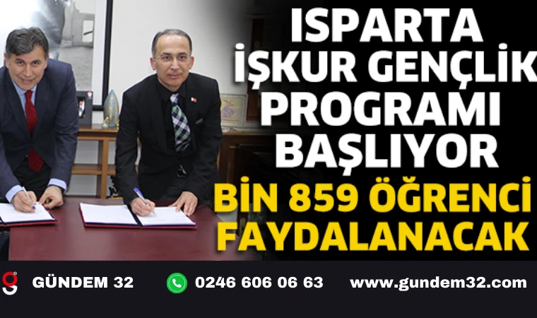 Ispartada İŞKUR Eğitim Programı Başlıyor