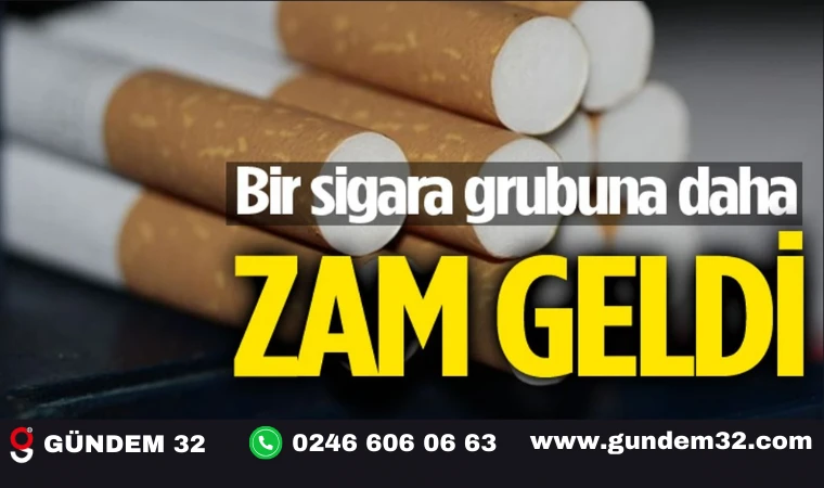 Bir Sigara Grubuna Daha Zam Yapıldı