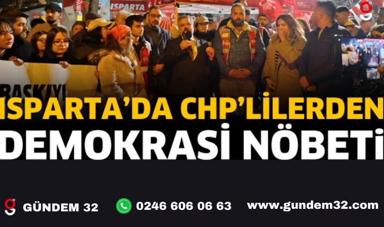 CHP'den demokrasi nöbeti