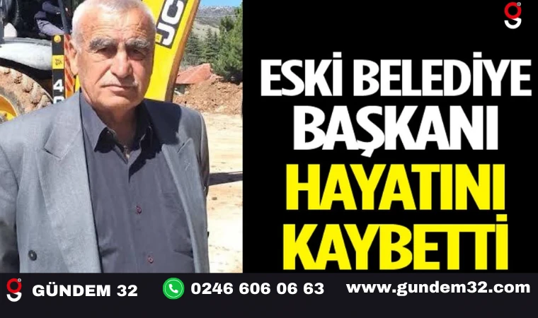 Eski Beleriye Başkanı Mustafa Soyöz vefat etti