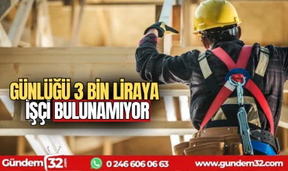 İnşaatta çalışacak eleman bulunamıyor