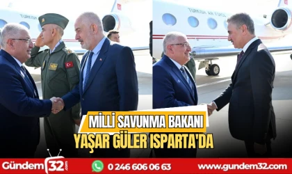 Milli Savunma Bakanı Yaşar Güler Isparta'da