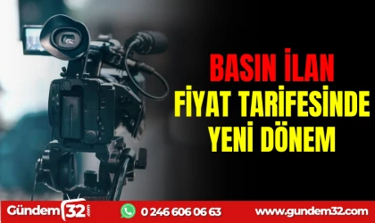 BASIN İLAN FİYAT TARİFESİNDE YENİ DÖNEM