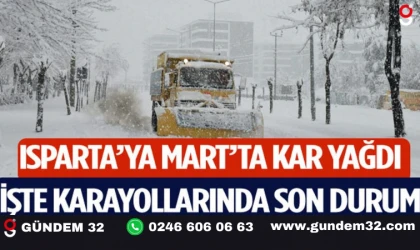 Isparta’da Son Trafik Durumu Burada